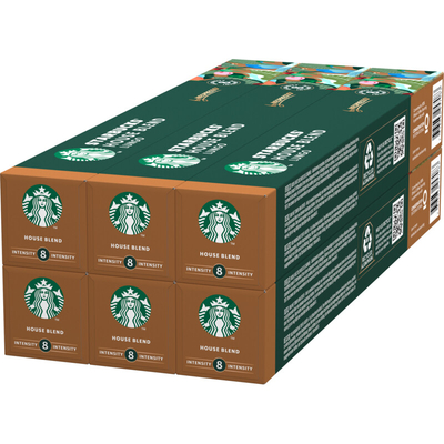 Starbucks Nespresso Medium House 6-pack Nespresso compatible 6 stuks