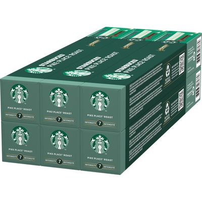 Starbucks Nespresso Pike Place Roast 6-pack Nespresso compatible 6 stuks