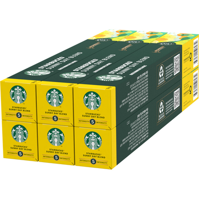 Starbucks Nespresso Sunny Day Blend 6-pack Nespresso compatible 6 stuks