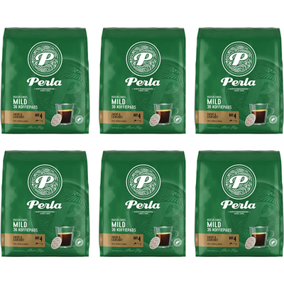 Perla Huisblends Mild koffiepads 6-pack Koffiepads (regular) 6 stuks
