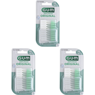 GUM Soft-Picks Regular 3-pack Mondreiniging 3 stuks