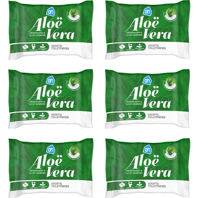 Albert Heijn vochtig toiletpapier - 6 doekjes
