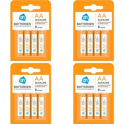 AH AA alkaline 1,5V mignon 4-pack Batterijen 4 stuks
