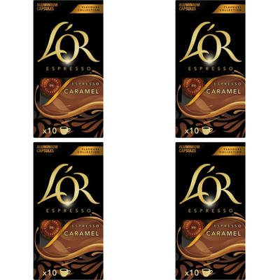 L'OR Espresso caramel capsules 4-pack Nespresso compatible 4 stuks