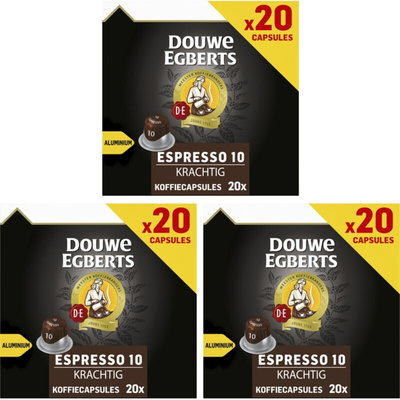 Douwe Egberts krachtig koffiecups 3-pack Nespresso compatible 3 stuks