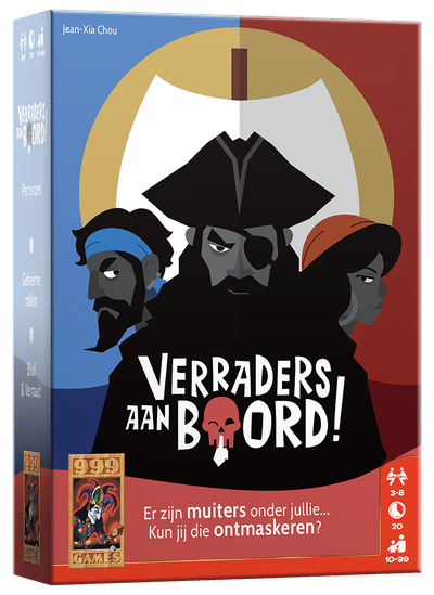 999 Games - Verraders aan Boord! - kaartspel - Partygame - Eenvoudige spelregels - Iedereen kan meedoen!