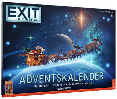 999 Games Exit Het Spel – De intergalactische race - Adventskalender met 24 raadsels | 999 Games