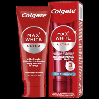 Colgate Tandpasta Max White Ultra Freshness Pearls 50 ml - tandpasta voor wittere tanden en langdurige frisheid