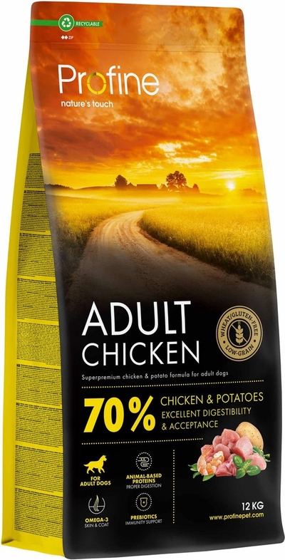 Profine Adult Kip 12kg hondenbrokken