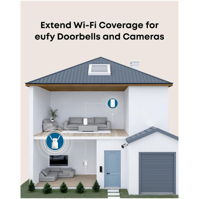 Eufy Doorbell Chime with Wi-Fi Extender Slimme deurbel