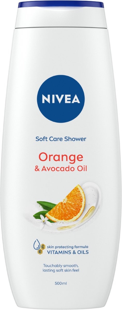 NIVEA Orange & Avocado Oil Douchegel - Vitamine C - Arganolie - Huidverzorging - Douchecrème - 500ml