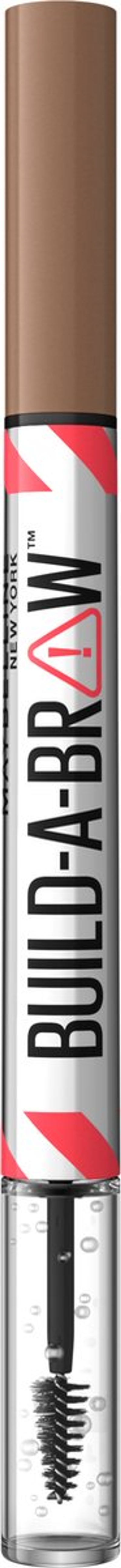 Maybelline - Build-a-Brow - Wenkbrauwpotlood/-gel - voor elk type wenkbrauw - creëert natuurlijke, vollere wenkbrauwen in slechts 2 stappen - Soft Brown