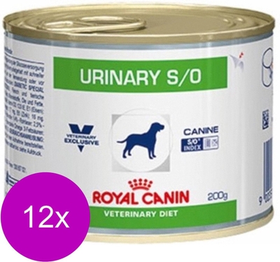 Royal Canin Veterinary Diet Urinary S/O Wet - Hondenvoer - 12 x 200 g natvoer honden