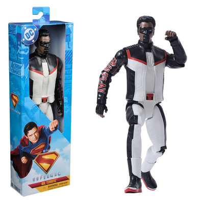 DC Comics, Superman Mr Terrific superhelden actiefiguur van 30 cm, kinderspeelgoed, fantasiespel