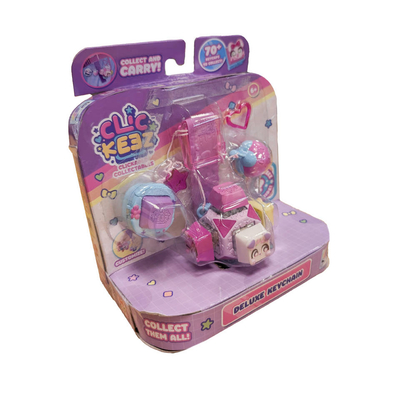 Clickeez Deluxe sleutelhanger fidget cube