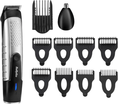 BaByliss Lithium Power Baardtrimmer T812E - 14 Kniplengtes - 9 opzetkammen - 80 minuten gebruik