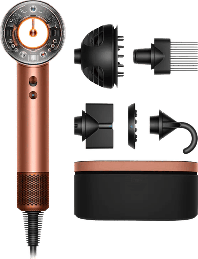 Dyson Supersonic Nural Curly+Coily - Föhn - Amber Silk/Pink Champagne