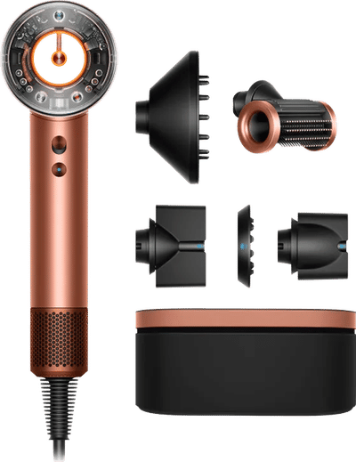 Dyson Supersonic Nural Straight+Wavy - Föhn - Amber Silk/Pink Champagne
