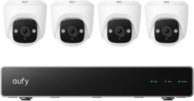 Eufy PoE Security System + NVR + E41 4-Pack