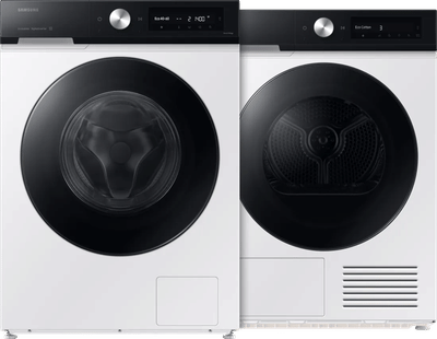 Samsung WW90DB7U94GE AI Wash + Samsung DV90DB7845GEU3 QuickDrive