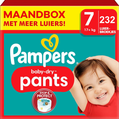 Pampers Baby Dry Pants  luierbroekjes maat 7 - 232 stuks
