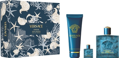 Versace Eros - Parfum set (parfum 100 ml + Eau de parfum 5 ml + Shower gel 150 ml) voor mannen