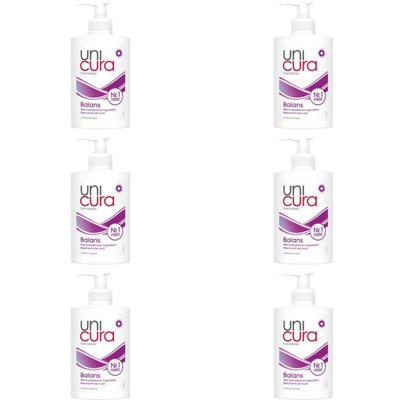 Unicura Balans antibacterieel handzeep 6-pack Vloeibare zeep 6 stuks