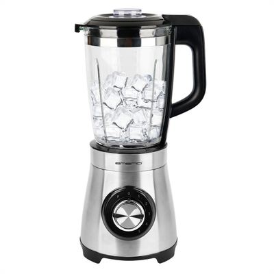 Emerio Blender 1.75L - 1000W Smoothie Maker met 5 Snelheden en Glazen Kan - RVS Messen en Vaatwasmachinebestendig - Blender-to-Go - BL-126794
