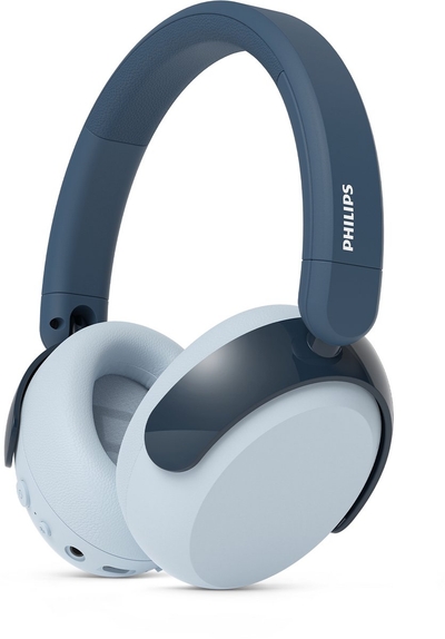 PHILIPS TAK5500RT/00 draadloze over-ear-kinderkoptelefoon - Noice Canceling Pro - veilig want volumebeperking 85dB - Draadloos audio delen - Opvouwbaar - App bestuurbaar/instelbaar