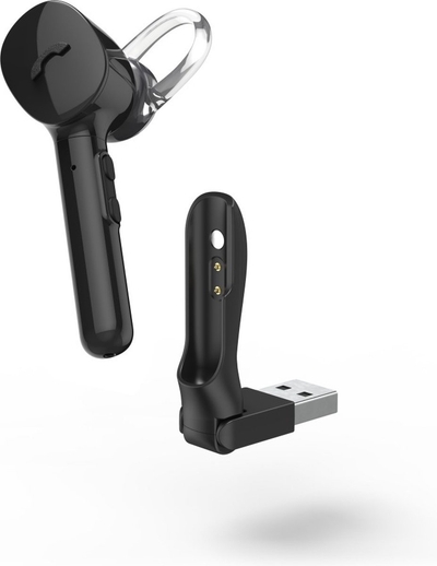 Hama Mono-Bluetooth®-headset "MyVoice1300", multipoint, spraakbesturing, zwart