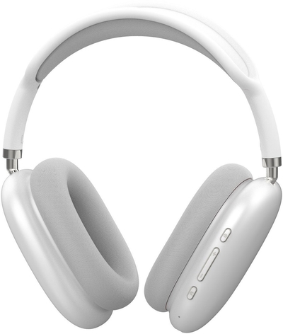 Platinet Draadloze Bluetooth Hoofdtelefoon - Microfoon ingebouwd - BT 5.3 - 10 uur batterij - Bluetooth headset - Wit