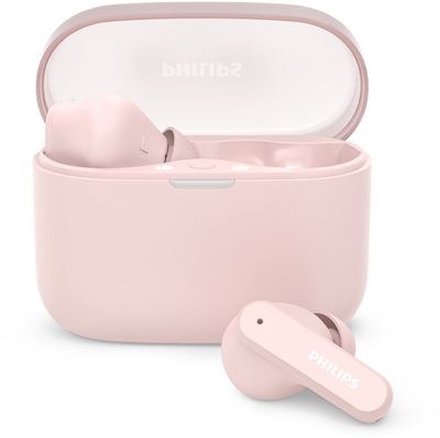 PHILIPS TAT2000 - In-ear oordopjes - 32 uur afspeeltijd - 4 mic technologie - multipoint - IPX4 - Microsoft Swiftpair - aanraakbediening - App control - Roze