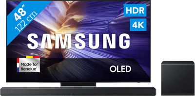Samsung 48" OLED S90F 4K (2025) + Samsung HW-QS700F (2025)