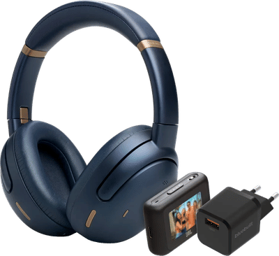 JBL Tour One M3 Smart Blauw TX + BlueBuilt Quick Charge Oplader