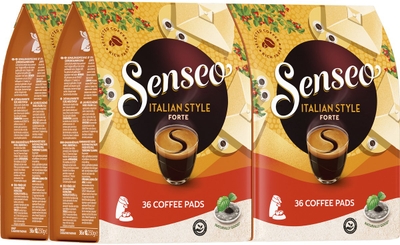 Senseo Italian Style Forte Koffiepads - 4 x 36 pads
