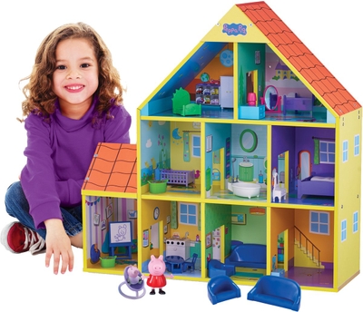 Peppa Pig Grote houten Speelhuis Speelset