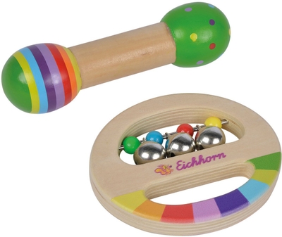 Eichhorn houten muziekset rammelaars educatief speelgoed baby.
