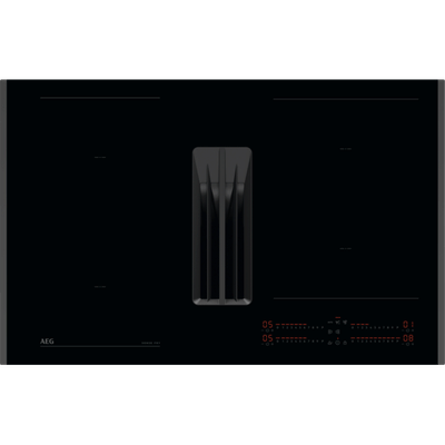 AEG Kookplaat met afzuiging - 7000 ComboHob SenseFry 80 cm NCH84C23FB