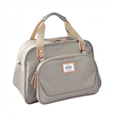 Béaba Genève - Luiertas - Verzorgingstas - Modulaire Stijl - Grote Inhoud - Inclusief Isotherm Lunchzakje & Aankleedkussen - Velvet Grey
