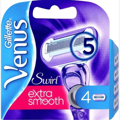 Gillette Venus Smooth scheermesjes - 4 stuks