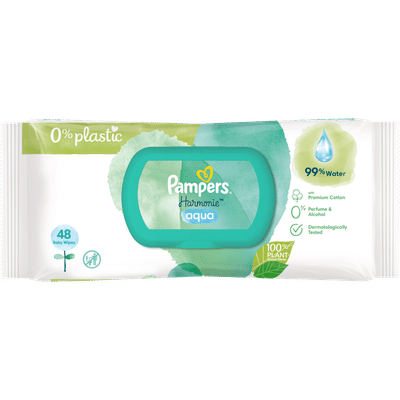 Pampers Harmonie Aqua billendoekjes - 48 stuks