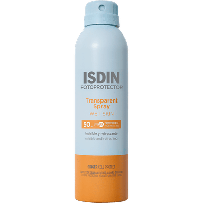 ISDIN Transparent Zonnebrand Spray Wet Skin SPF50 250 ML