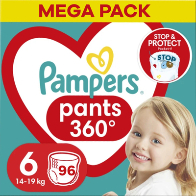 Pampers Baby Dry Pants  luierbroekjes maat 6 - 96 stuks