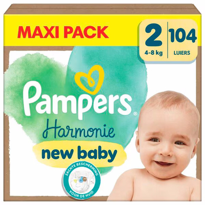 Pampers Harmonie  luiers maat 2 - 104 stuks
