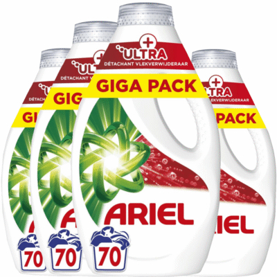 Ariel Vloeibaar & Ultra wasmiddel  - 70 wasbeurten