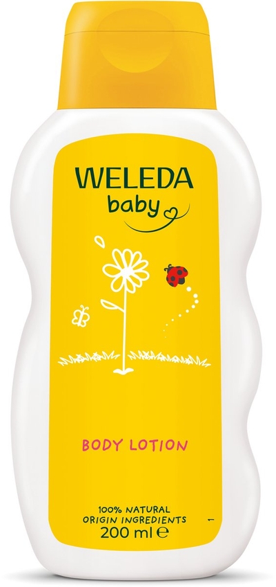 Weleda Baby Calendula Bodylotion - Calendula & Kamille - 100% Natuurlijke Ingrediënten - 200 ml