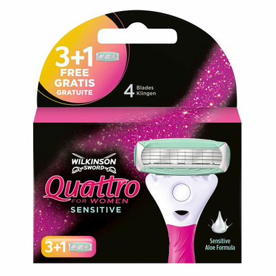 Wilkinson Quattro scheermesjes - 24 stuks