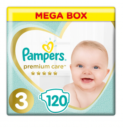 Pampers Premium Care  luiers maat 3 - 120 stuks