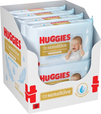 Huggies billendoekjes - 384 stuks