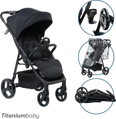 Titaniumbaby Buggy SOLID Elite XL Black